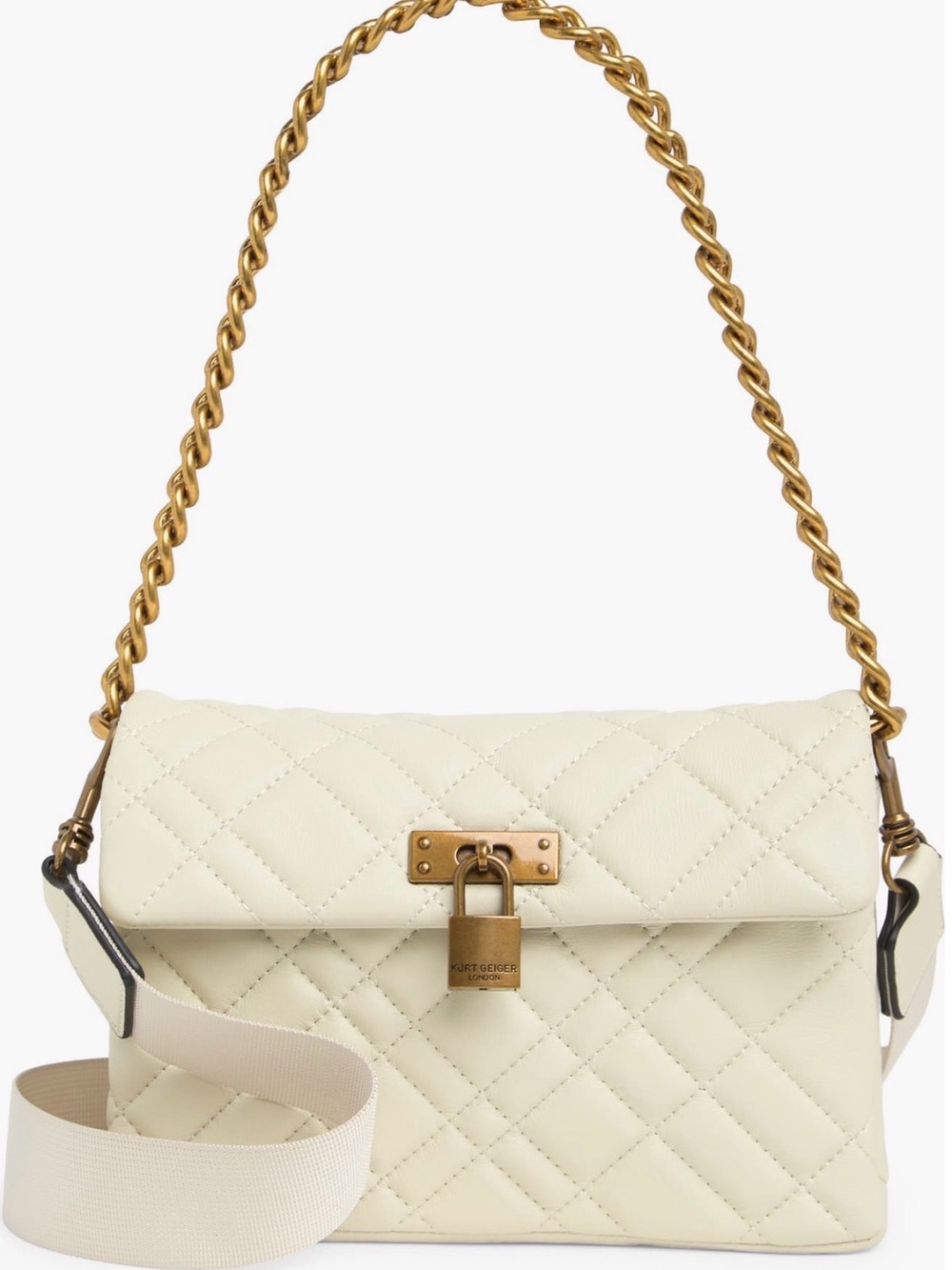 Kurt Geiger London Brixton Lock Convertible Crossbody Bag - NWT